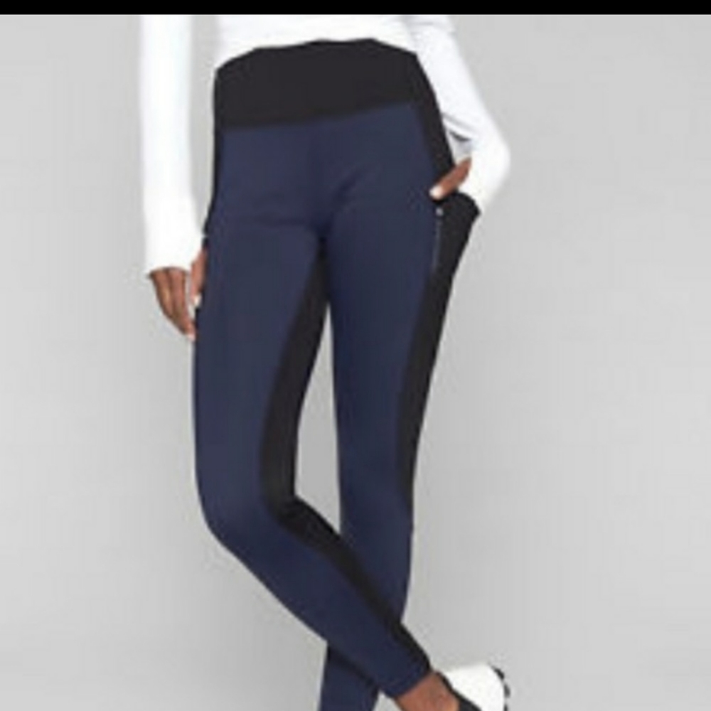 ATHLETA Traverse Running Pants Tights hi waist